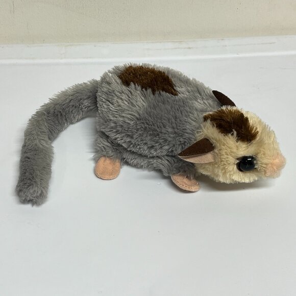Aurora Flopsies Sugar Glider Plush 7" Stuffed Animal Cute Gray Brown Tan - Picture 1 of 7